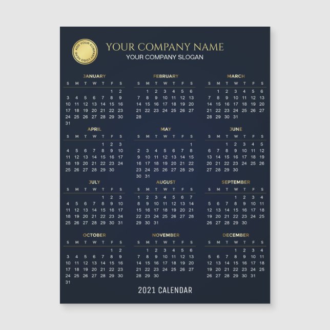 Haga su propia tarjeta magnética del calendario de (Anverso)