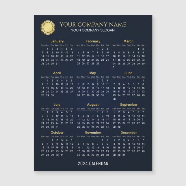 Haga su propia tarjeta magnética del calendario de (Anverso)