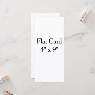 Haga su propia tarjeta plana cuadrada personalizad