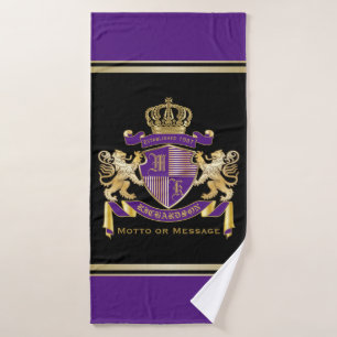 Haga su propio emblema de monograma de escudo de a