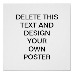 Haga su propio Poster perfecto