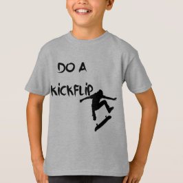 ¡Haga un KickFlip! Camisa unisex del patinador