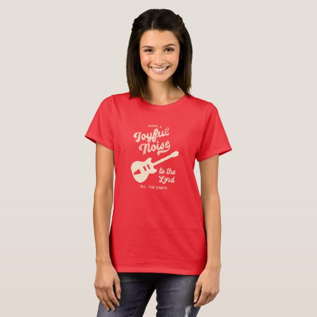 Haga una camiseta alegre del ruido (Anverso completo)