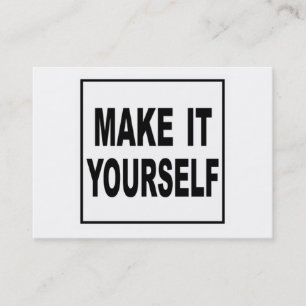 Hágale usted mismo las tarjetas de visita de