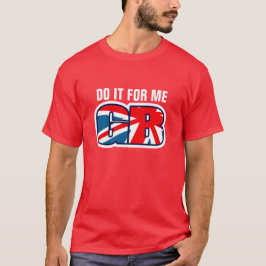 HÁGALO PARA MÍ camiseta del Union Jack del GB