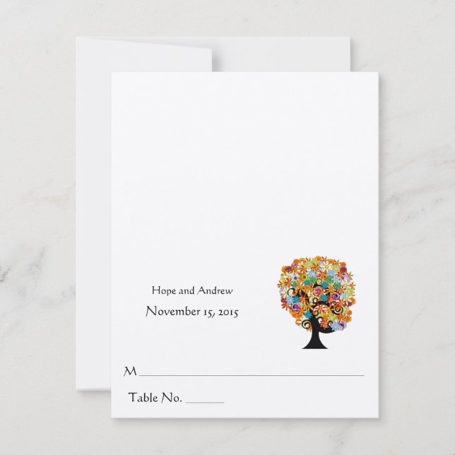 Hágalo sonar y doblar las tarjetas de Boda de tien (Anverso)