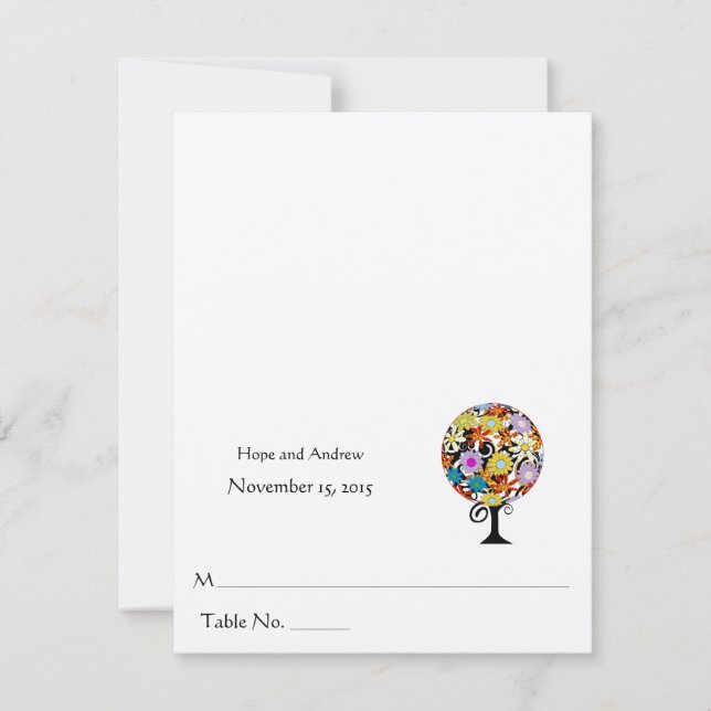 Hágalo sonar y doblar las tarjetas de Boda de tien (Anverso)