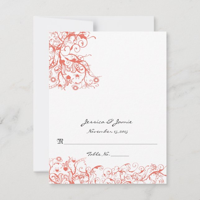 Hágalo sonar y doblar las tarjetas de Boda de tien (Reverso)