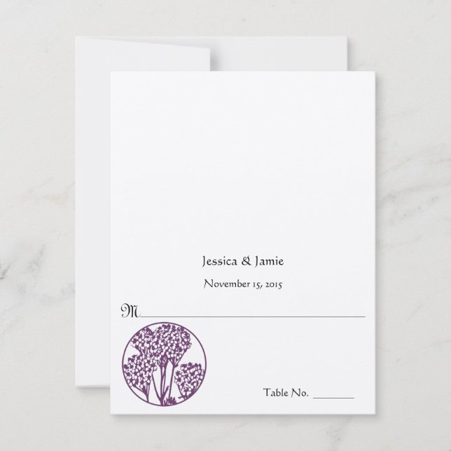 Hágalo sonar y doblar las tarjetas de Boda de tien (Anverso)