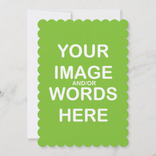 Hágalo usted mismo - Invitaciones / RSVP 5X7 con b