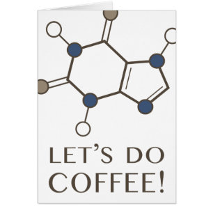 hagamos café (molécula de cafeína)