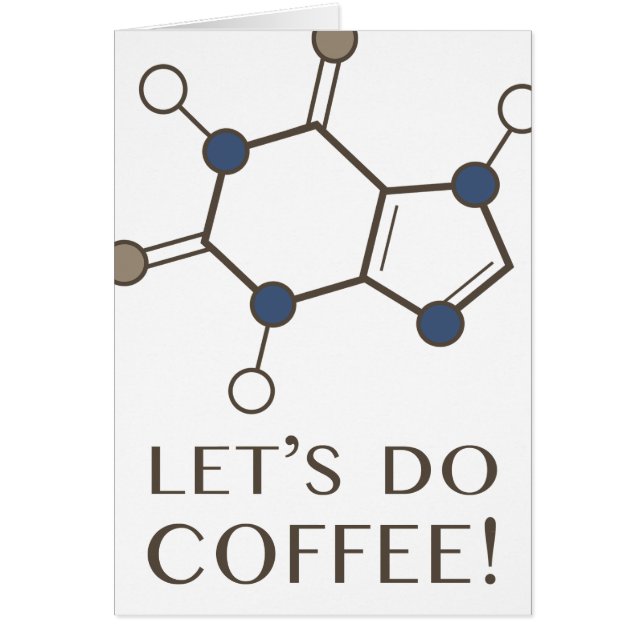 hagamos café (molécula de cafeína) (Frente)