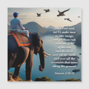 Hagamos del hombre, Dios y la creación un imán ver