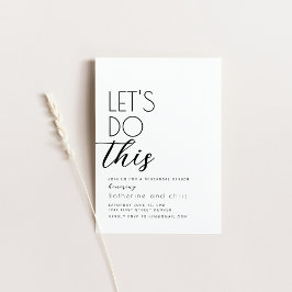 Hagamos esta invitación a la cena de ensayo