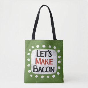 Hagamos la bolsa de tocador de tocino