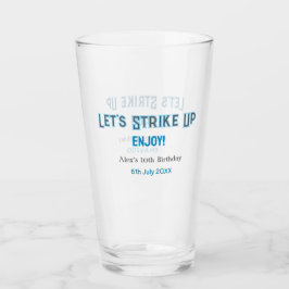 Hagamos que el azul gris feliz nombre de 10 cumple