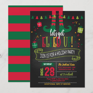 Hagamos que la invitación para fiestas de vacacion