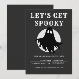 Hagamos que se asuste la invitación de la fiesta d