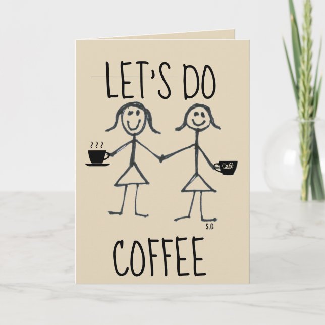 HAGAMOS TARJETAS DE SALUD DE LA AMISTAD DEL CAFÉ (Anverso)