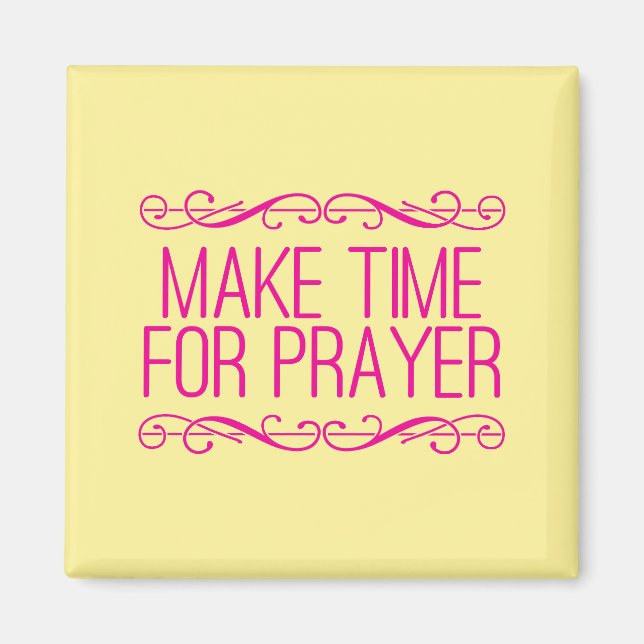 Hagamos Tiempo Para La Oración Del Imán Cristiano (Frente)