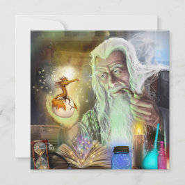 Hagamos un bebé Dragon Fantasy Wizard Art