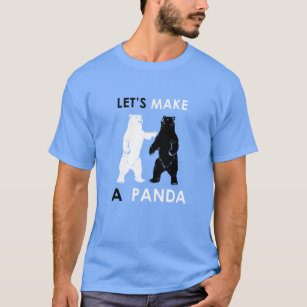 Hagamos una camisa de la panda el oso polar