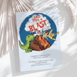 Hagamos una invitación de cumpleaños de dinosaurio