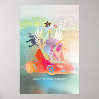 ¡Hagámoslo! Impresión de Arte de Poder de Pegasus