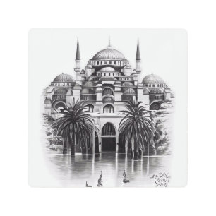 Hagia Sopya en Estambul Turquía arte Metalizado en