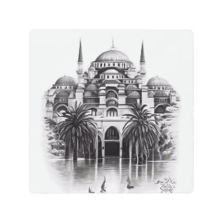 Hagia Sopya en Estambul Turquía arte Metalizado en