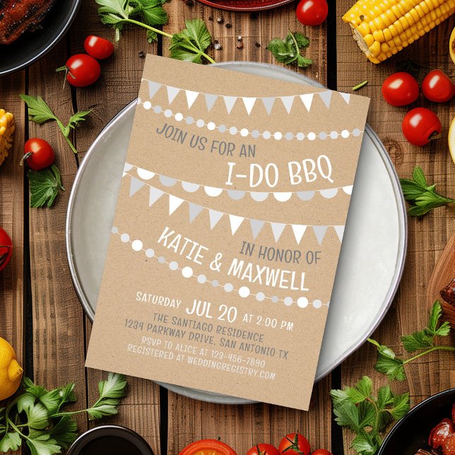Hago BBQ Kraft Parejas Bridal Ducha Invitación (Subido por el creador)