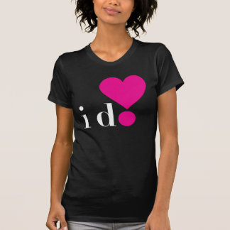 ¡Hago! Camiseta básica oscura de las señoras