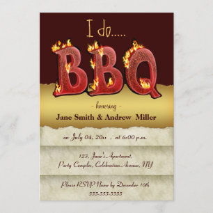 Hago invitaciones de barbacoa