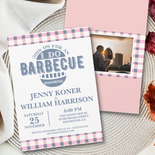 Hago Invitaciones Modernas De BBQ Bridal Shower Pa (Subido por el creador)