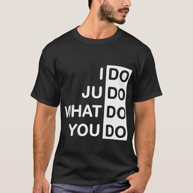 Hago judo… Camiseta (Anverso)