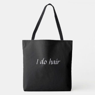 Hago la bolsa de asas del pelo