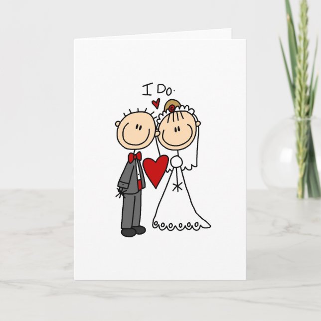 Hago la tarjeta de la ceremonia de boda (Anverso)