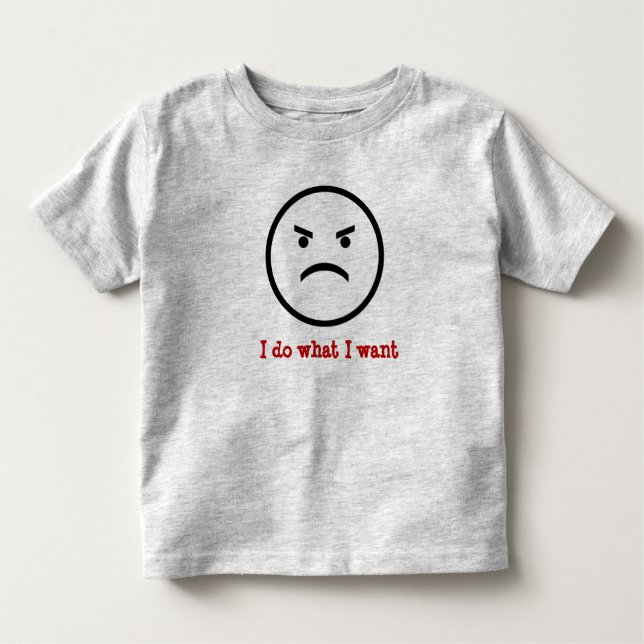 Hago lo que quiero la camisa del niño (Anverso)