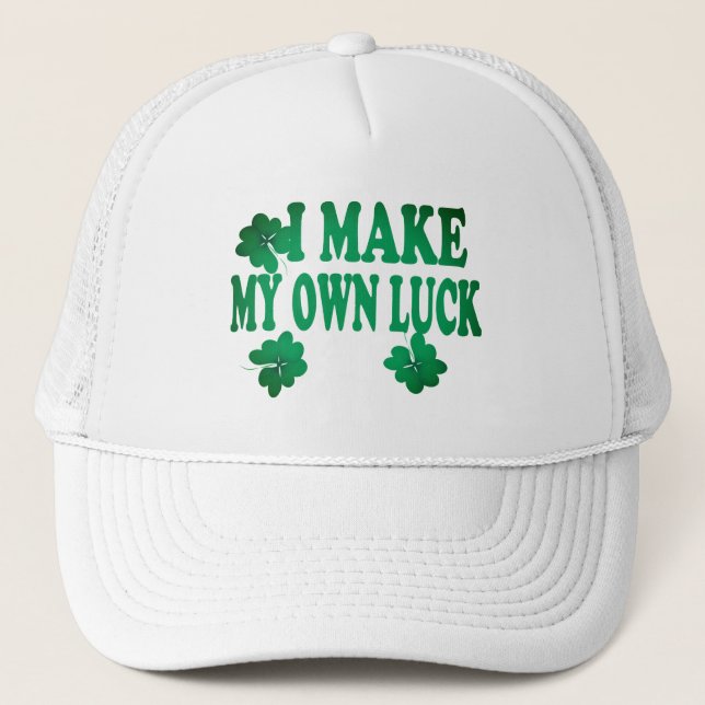 Hago mi propio sombrero de camionero de suerte con (Anverso)