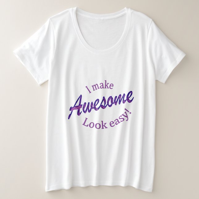 Hago Que El Asombro Parezca Fácil (Anverso del diseño)