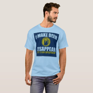 Hago que la cerveza desaparece/la camiseta de la