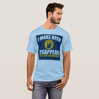 Hago que la cerveza desaparece/la camiseta de la