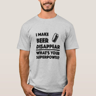 Hago que la cerveza desaparezca - Camiseta básica