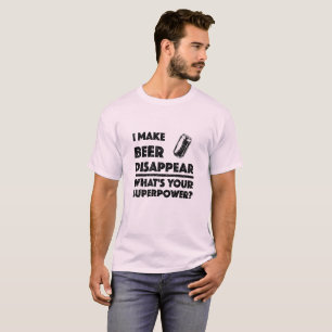 Hago que la cerveza desaparezca - Camiseta básica 