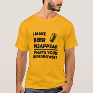 Hago que la cerveza desaparezca - Camiseta básica