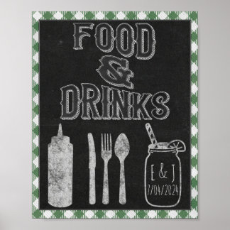 Hago Señal de Comida y Bebidas de Barra de Comida 