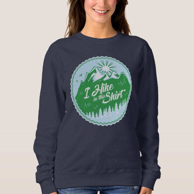 Hago Senderismo En Esta Camisa (Anverso)