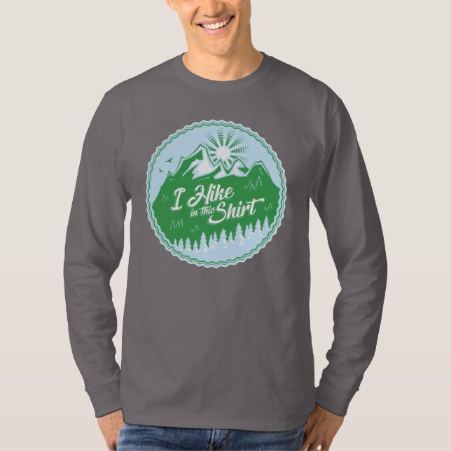 Hago Senderismo En Esta Camisa (Anverso)