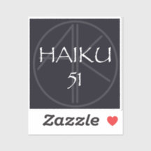 HAIKU 51 PEGATINA