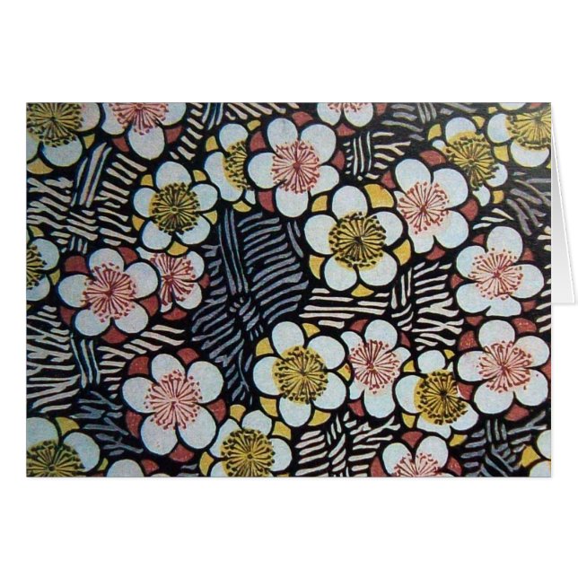 HAIKU/ NEGRO BLANCO ROSA AMARILLO FLORES DE PRIMAV (Anverso (Horizontal))